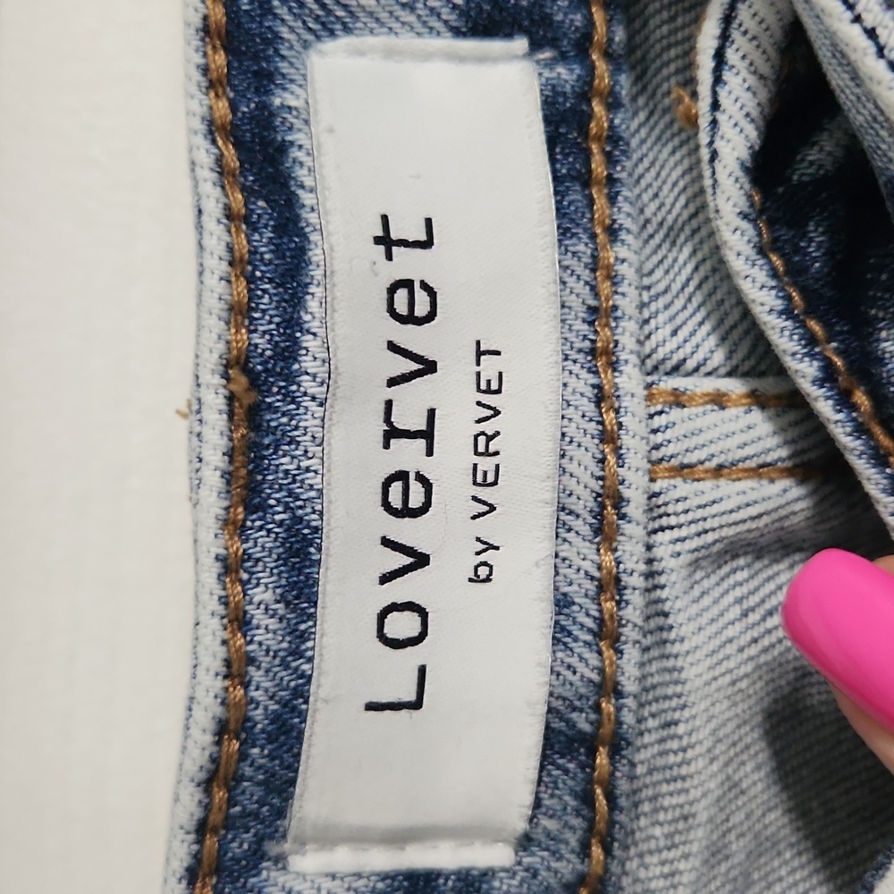 Lovervet By: Vevet "Love At First Sight" Midrise Cropped Jeans Sz.29/9 - Picture 3 of 11